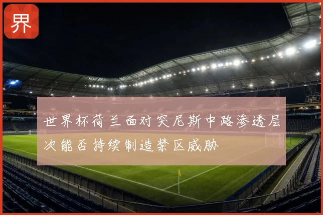 世界杯荷兰面对突尼斯中路渗透层次能否持续制造禁区威胁